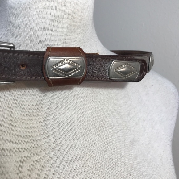 Western Leather Concho Belt - Picture 11 of 11